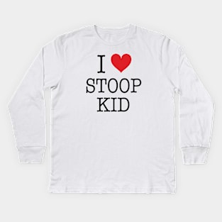 I Love Stoop Kid Shirt - Hey Arnold, Nickelodeon, The Splat Kids Long Sleeve T-Shirt